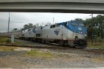 AMTK 824  12Jul2012  NB Train 22 (Texas Eagle) at the Diamond